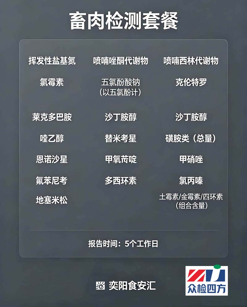 畜肉检测套餐